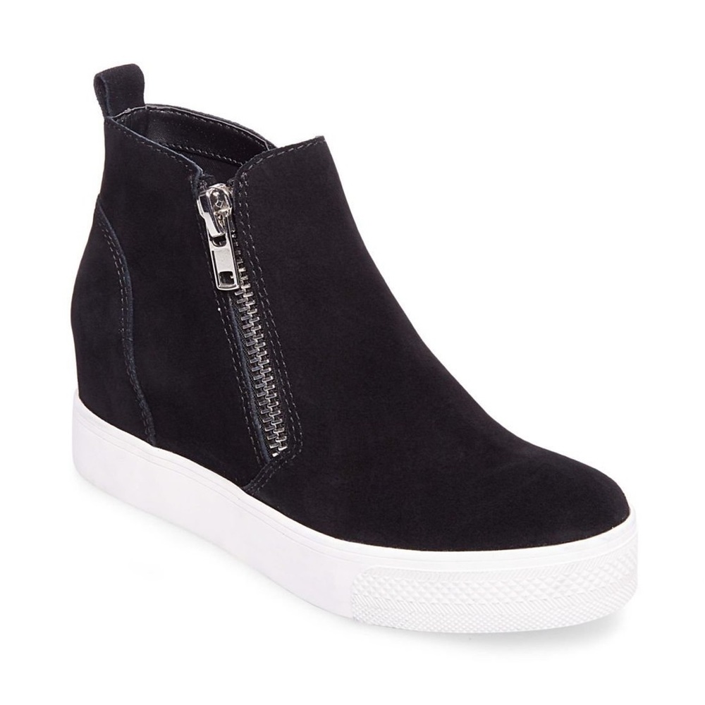 🎁 STEVE MADDEN - Wedgie Black Suede Shoes